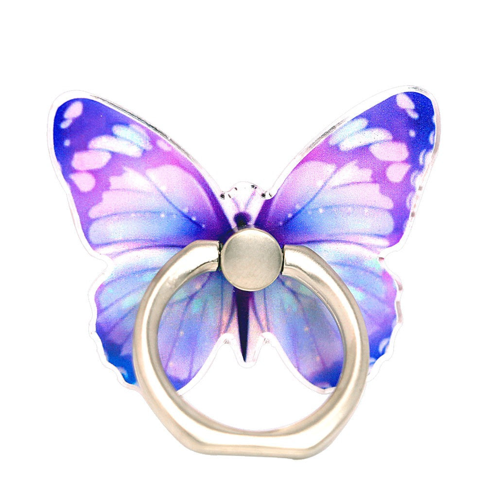 Mobile phone holder with butterfly